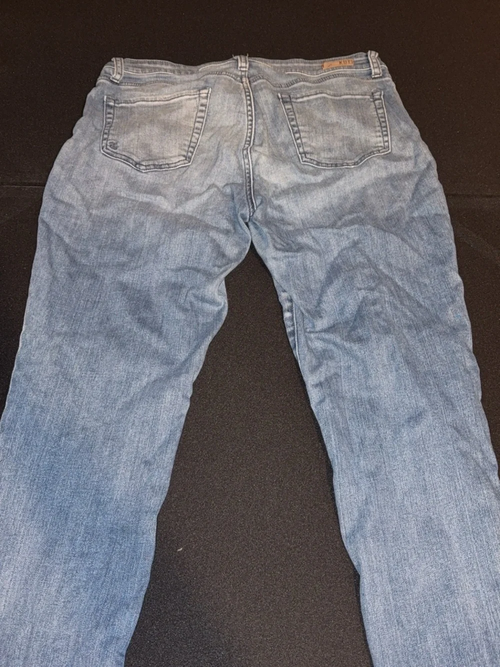 KUT from the Kloth Women’s Ankle Straight Leg Cuff Jeans – Size 12